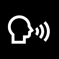speaking icon