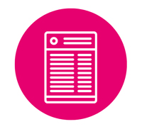 icon of a transcript