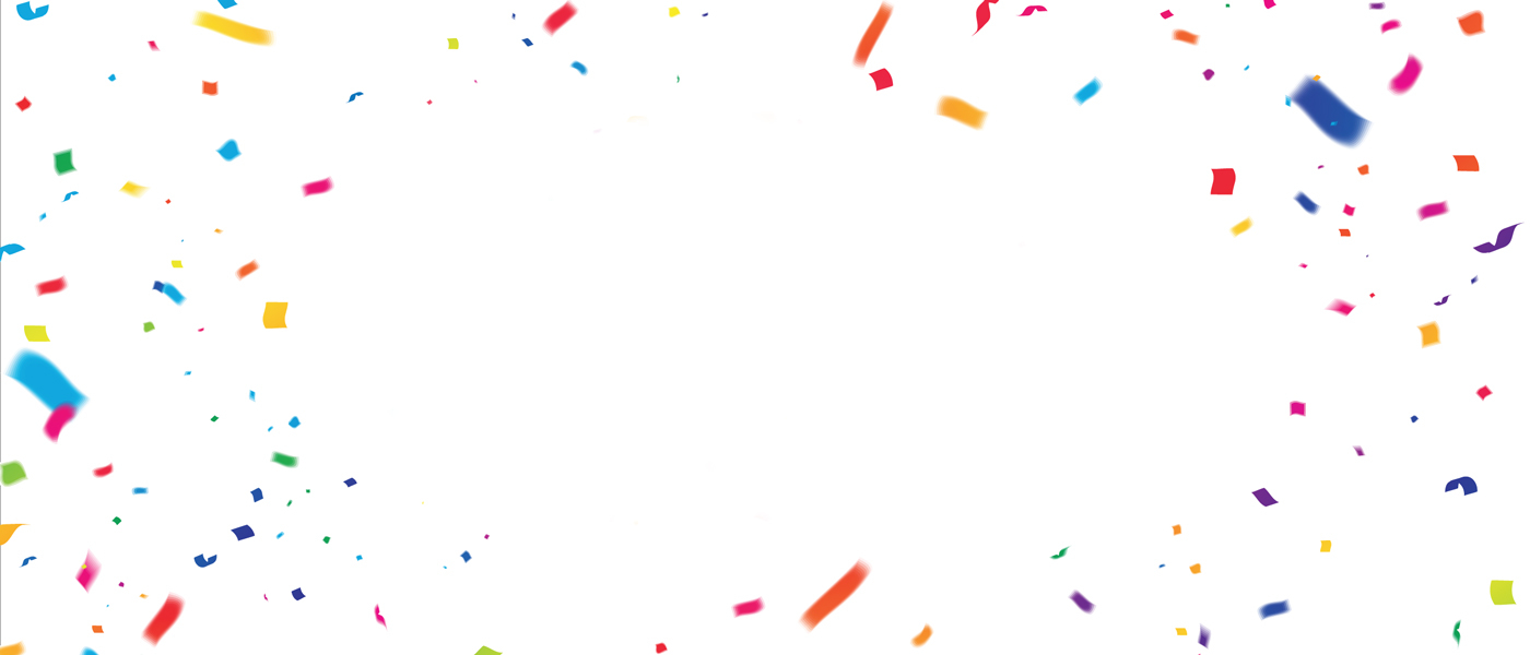 Illustration of confetti