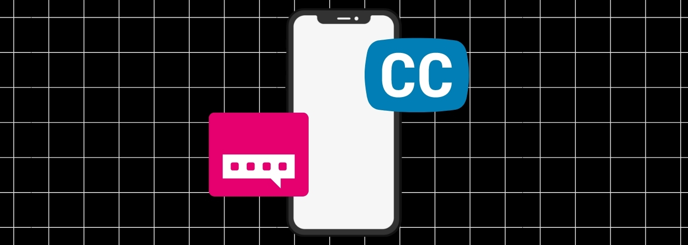 smartphone captions