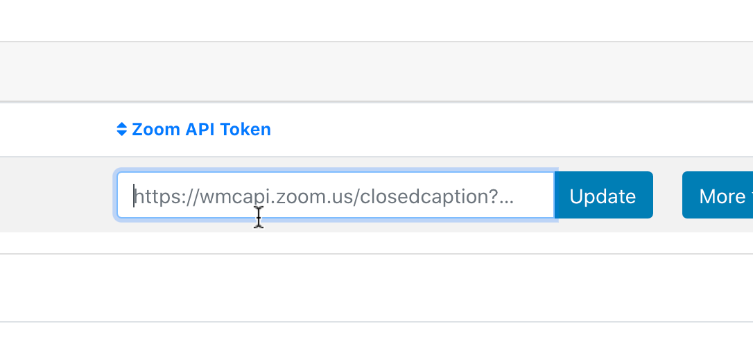 zoom API Token